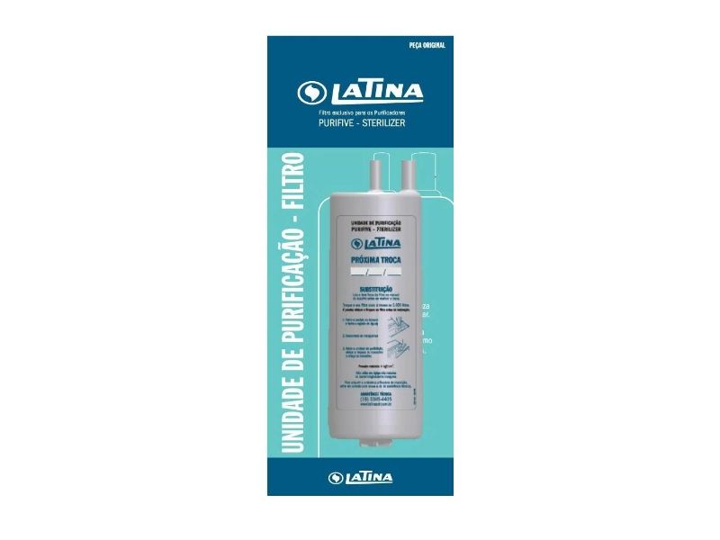 Refil Latina 5 Estágios - Purifive / Vitamax / PN535 / PA731 / P655 Refil Latina 5 Estágios - Purifive / Vitamax / PN535 / PA731 / P655