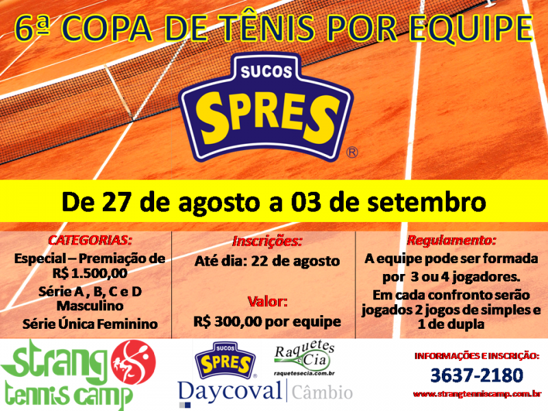 6 COPA SUCOS SPRES DE TENIS POR EQUIPE