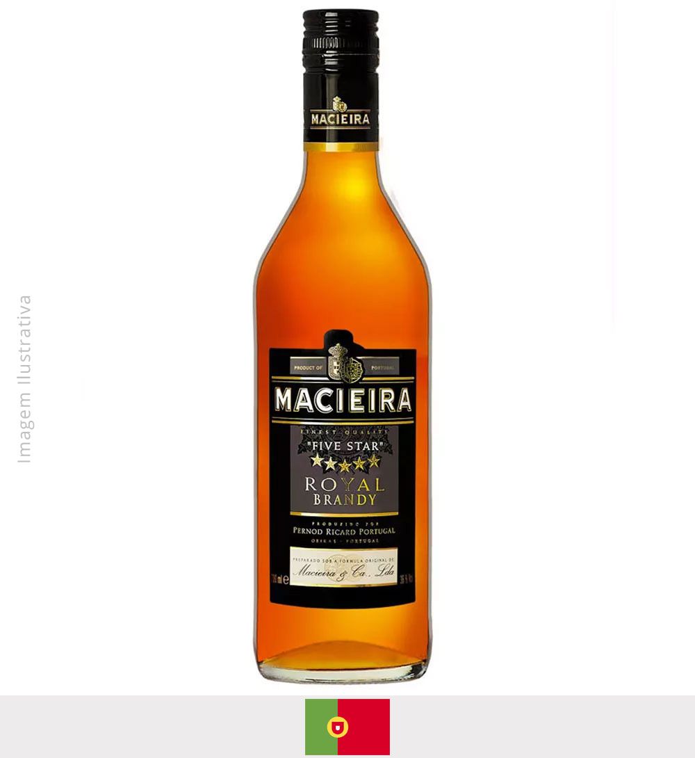 Conhaque Macieira Royal Brandy 700ml - Conhaque Macieira Royal Brandy