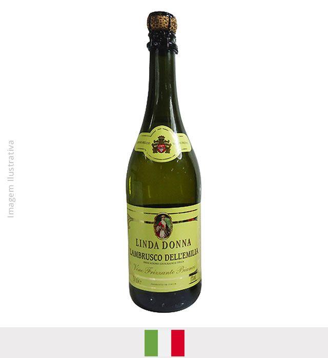 Frisante Lambrusco Linda Donna Branco 750ml - Frisante Lambrusco Linda Donna Branco