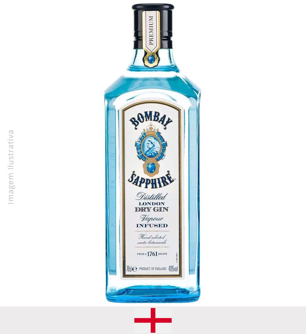 Gin Bombay Sapphire 750ml - gin-bombay-sapphire