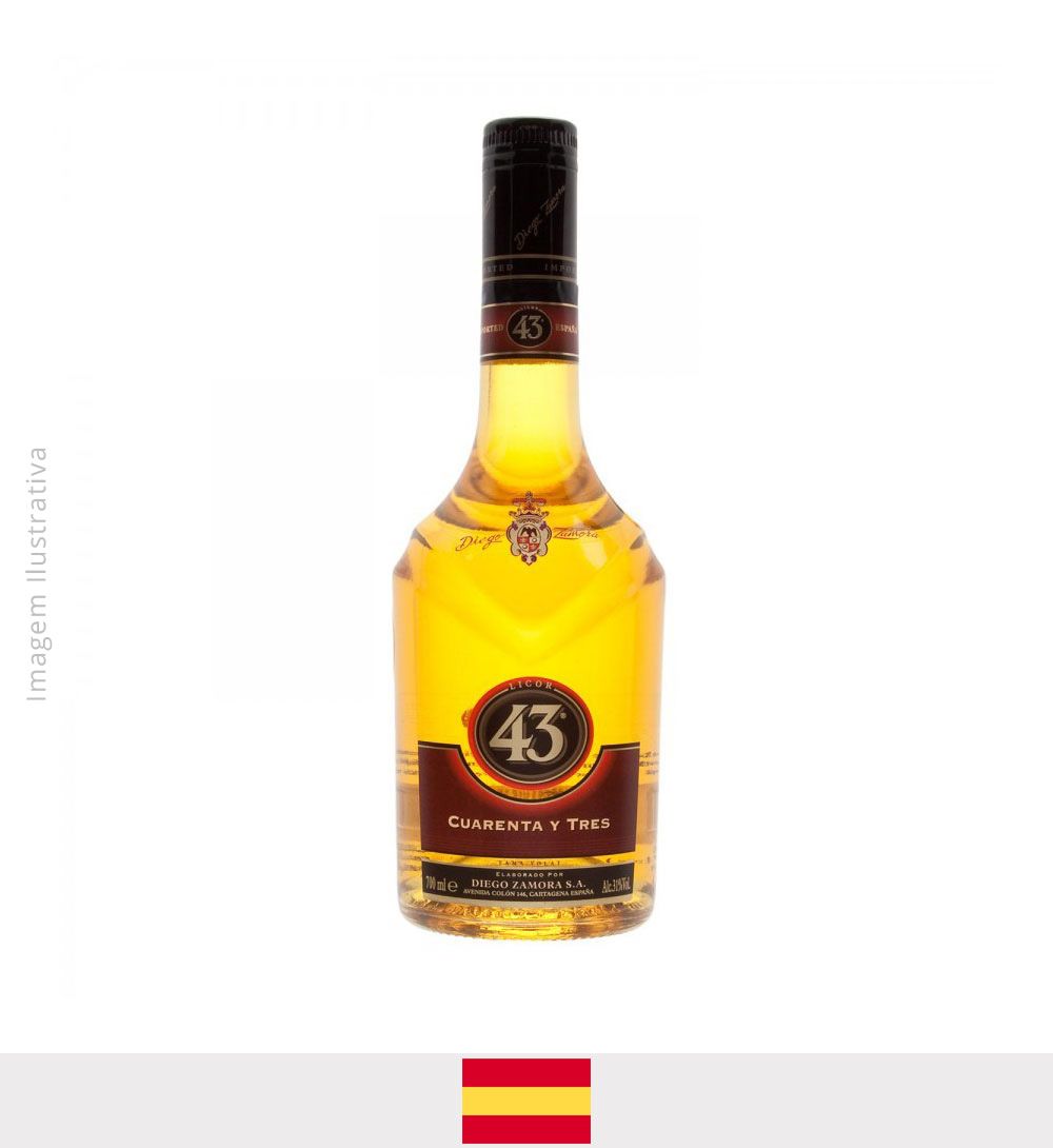Licor 43 Diego Zamora 700ml - Licor 43 Diego Zamora