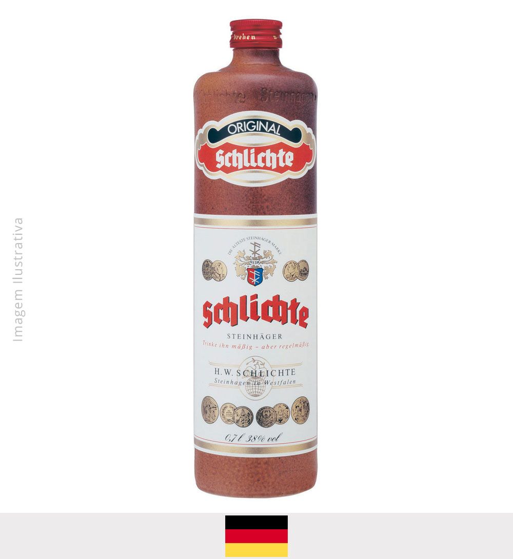 Licor Steinhaeger Schlichte 700ml - Licor Steinhaeger Schlichte