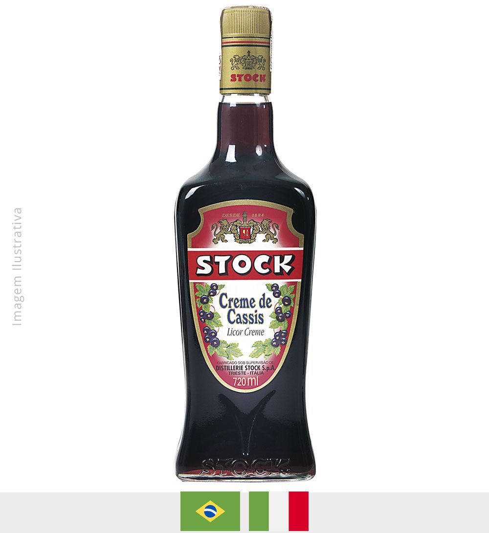 Licor Stock Creme de Cassis 720ml - licor stock creme de cassis