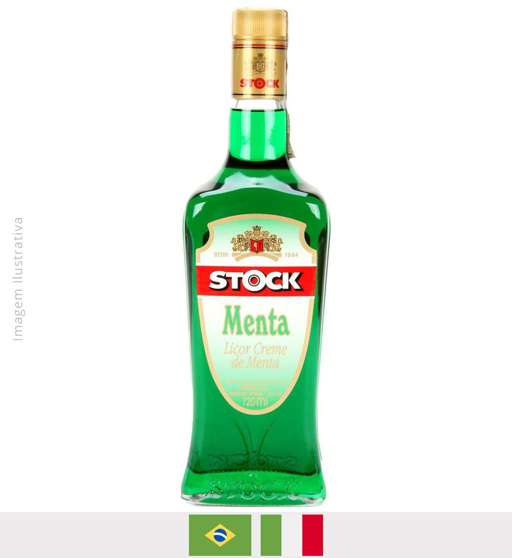 Licor Stock Menta 720ml - Licor Stock Menta