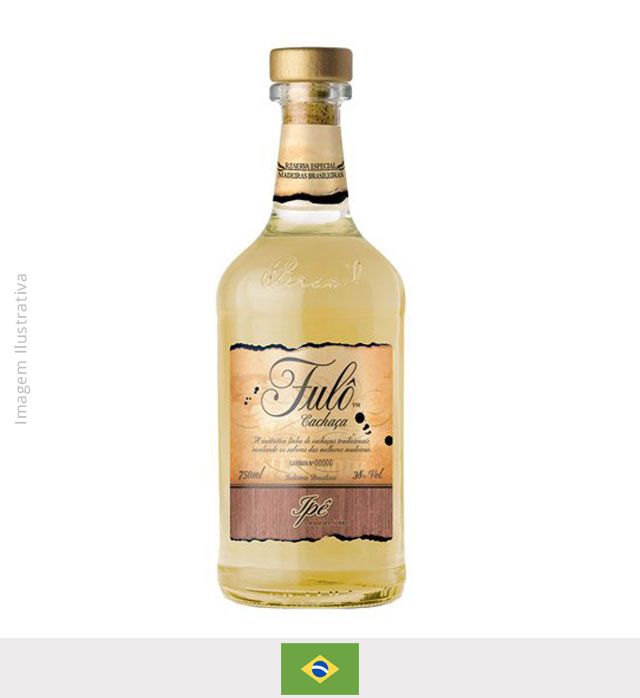 Cachaça Nêga Fulo Ipe 750ml - Cachaça Nêga Fulo Ipe