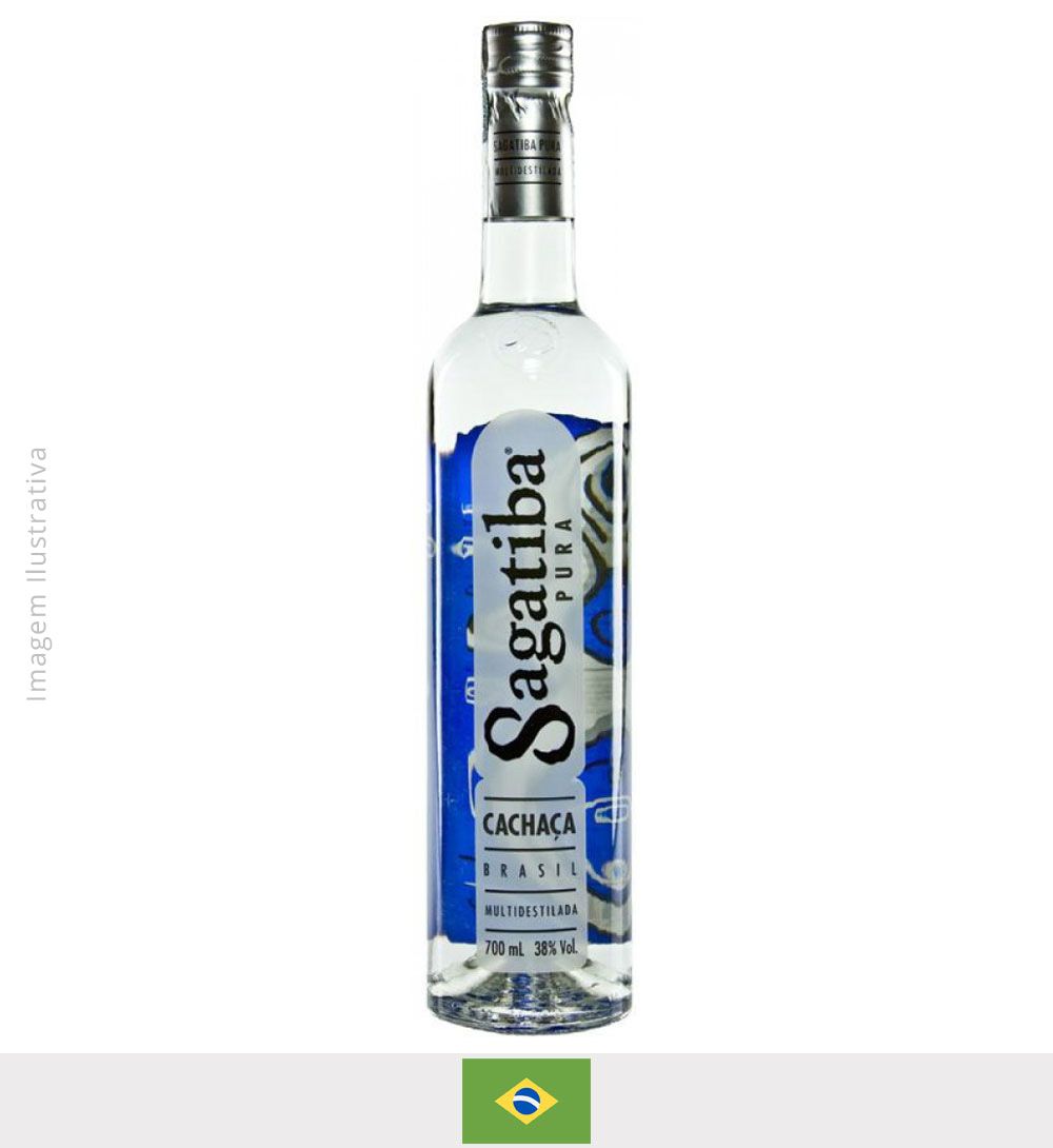 Cachaça Sagatiba Pura 700ml - Cachaça Sagatiba Pura