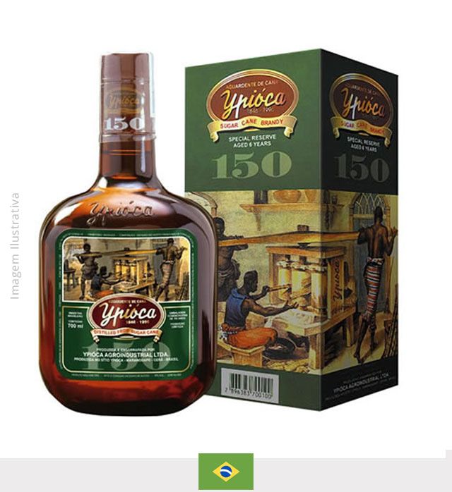 Cachaça Ypióca 150 anos 700ml - Cachaça Ypióca 150 anos