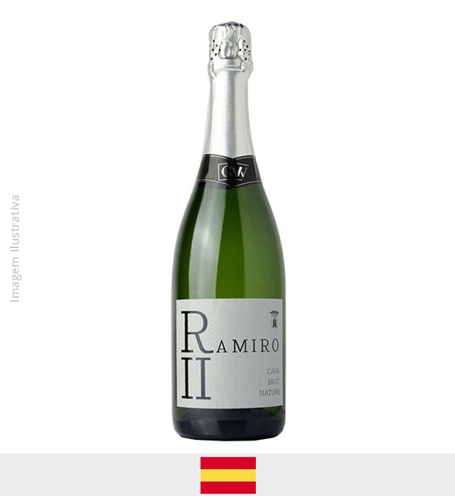 Espumante Cava Ramiro II Brut 750ml - Espumante Cava Ramiro II Brut