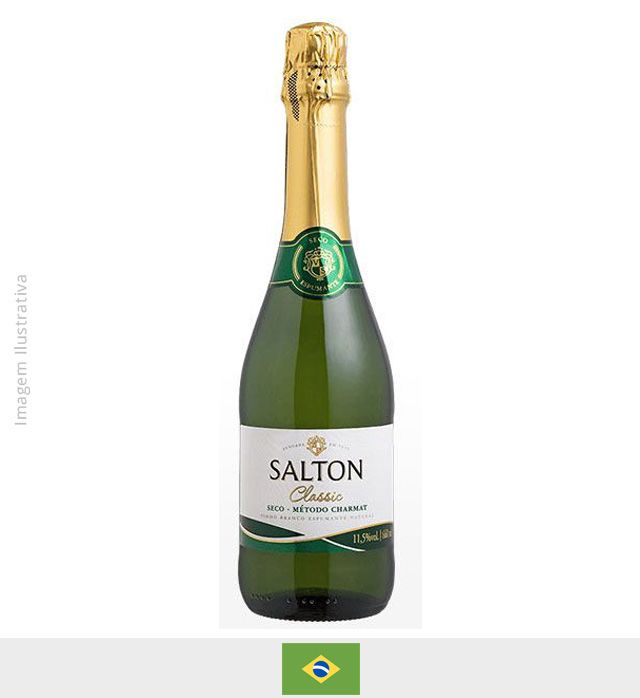 Espumante Salton Seco 660ml - Espumante Salton Seco