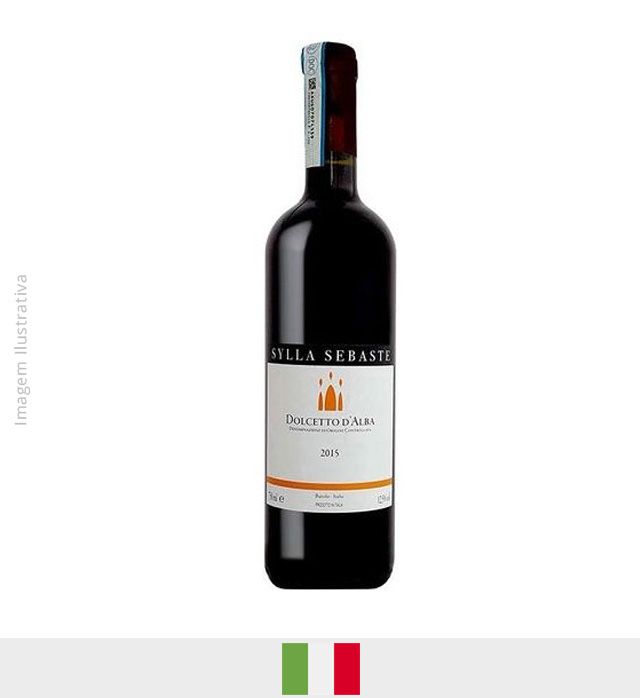 Vinho Sylla Sebaste Dolcetetto D Alba DOCG 750ml - Vinho Sylla Sebaste D'Alba