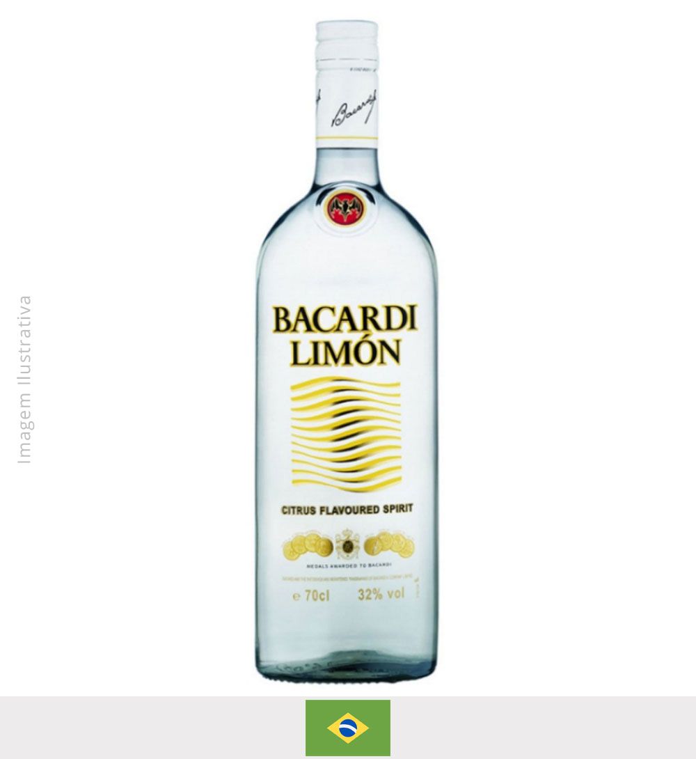 Rum Bacardi Limón 750ml - Rum Bacardi Limón