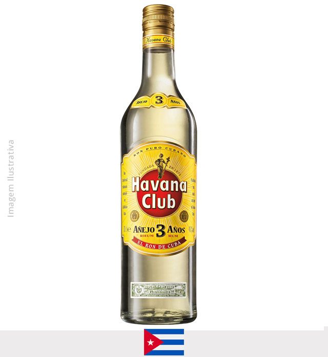 Rum Havana Club Anejo Reserva 3 anos 750ml - Rum Havanna Club 3 anos