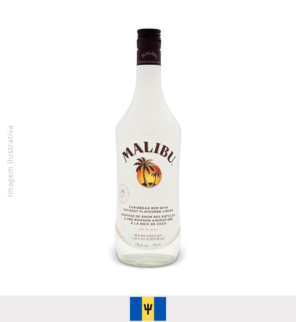 Rum Malibu 750ml - Rum Malibu
