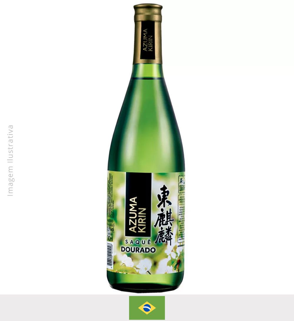 Sakê Azuma Kirin Dourado 740ml - Sake Azuma Kirin Dourado