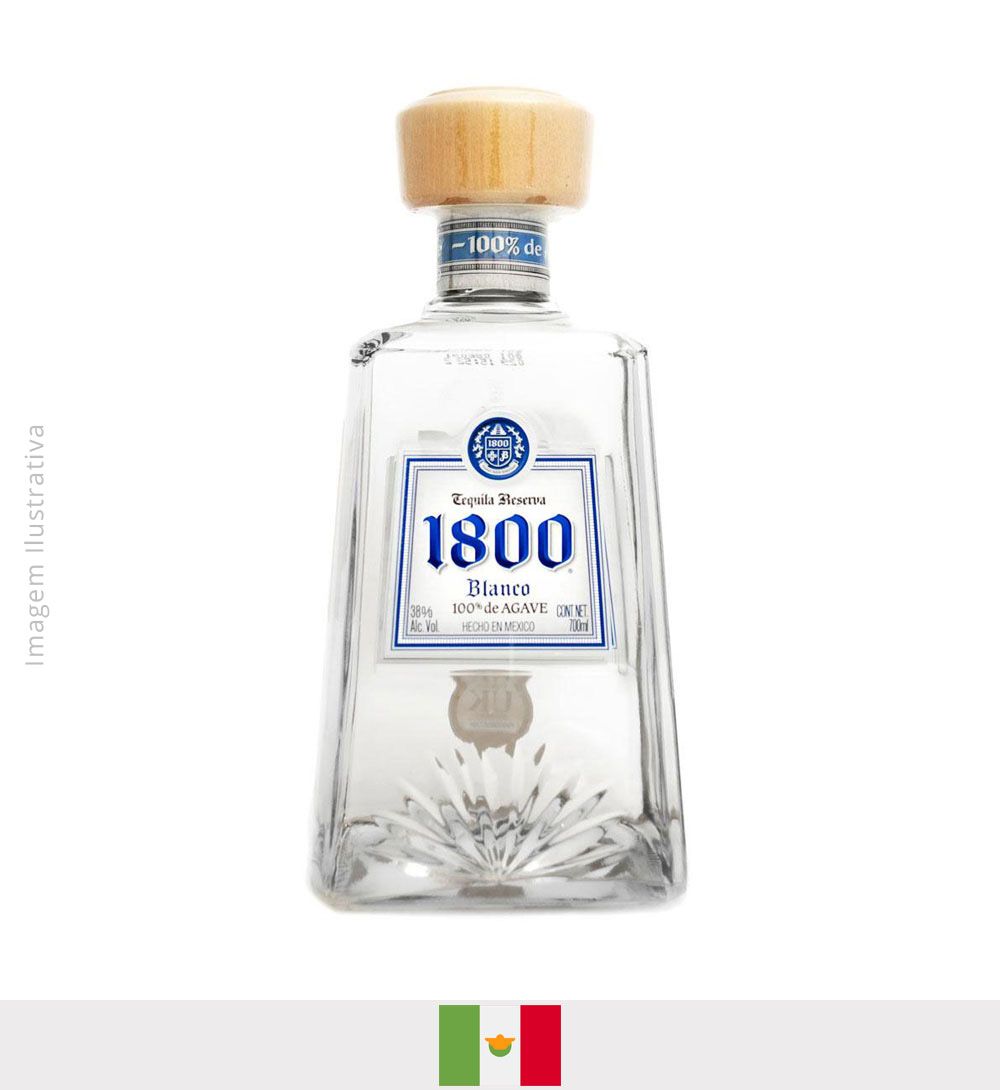 Tequila 1800 Blanco 750ml - Tequila 1800 Blanco
