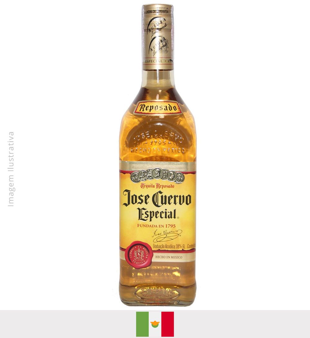 Tequila Jose Cuervo Reposado (ouro) 750ml - Tequila Jose Cuervo Reposado (ouro)