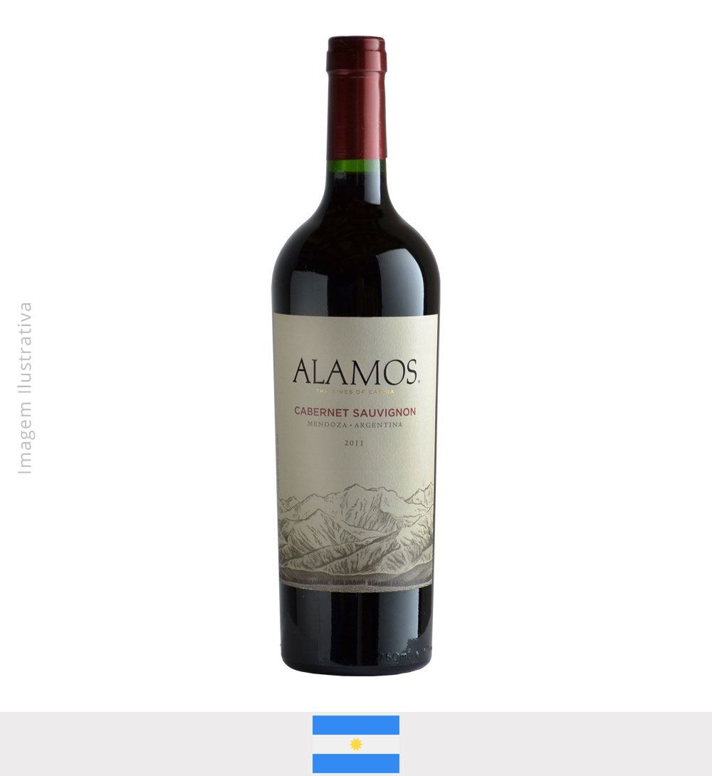 Vinho Alamos Cabernet Sauvignon 750ml - Vinho Alamos Cabernet Sauvgnon
