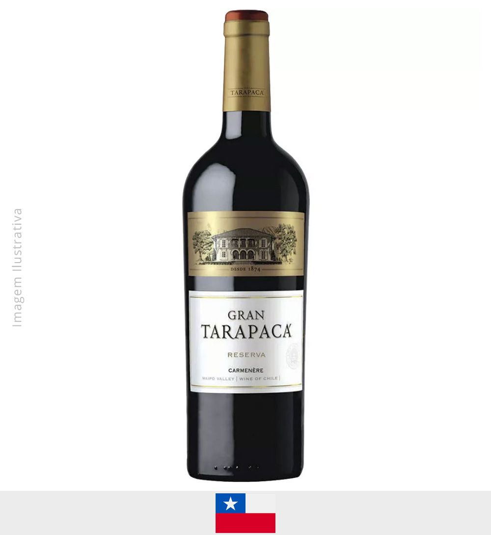 Vinho Gran Tarapaca Carmenere 750ml - Vinho Gran Tarapaca Carmenere