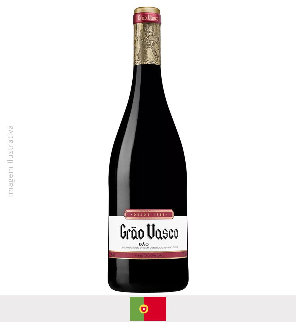 Vinho Tinto Grão Vasco Dão 2013 750ml - Vinho Tinto Grão Vasco Dão