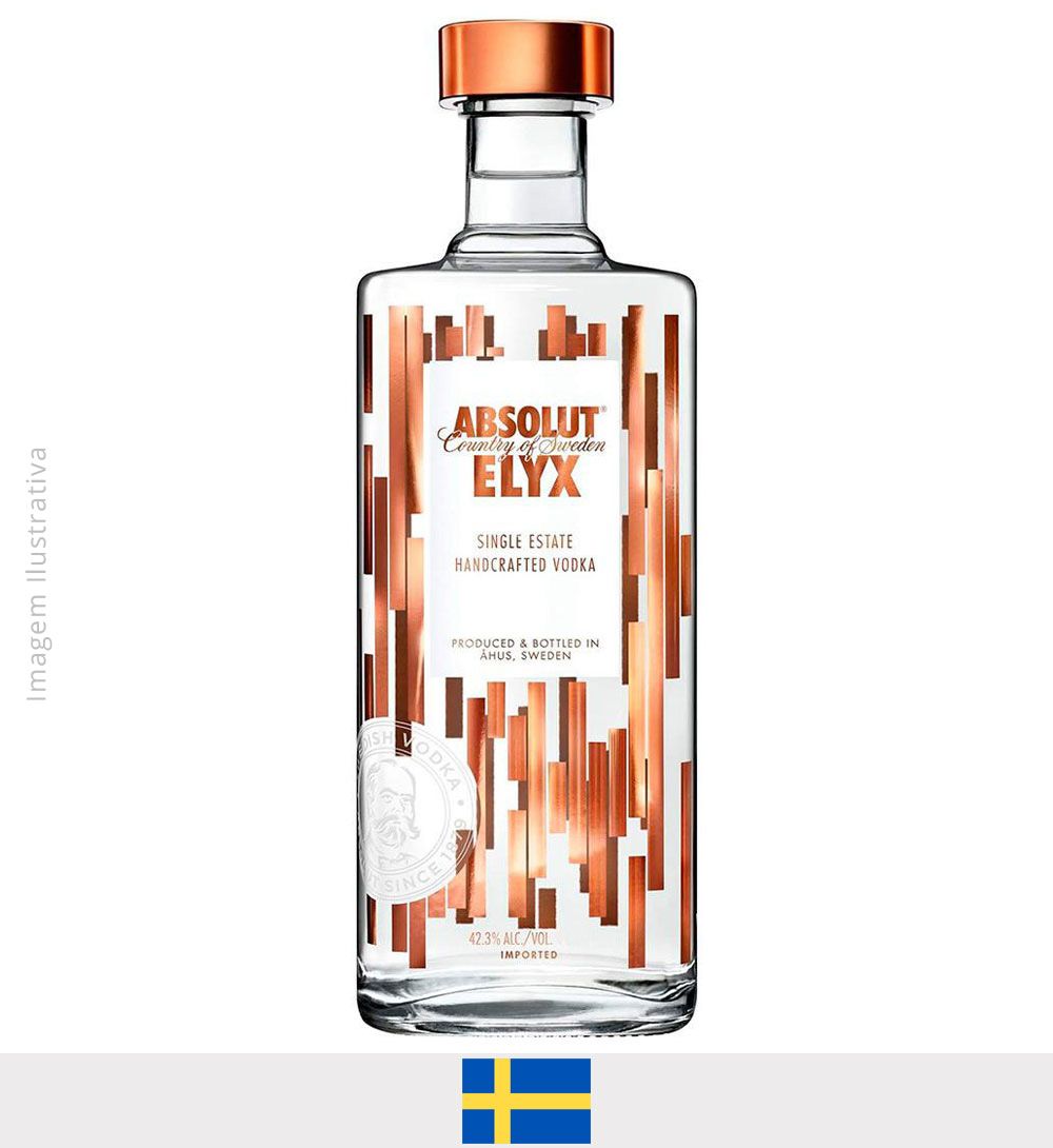 Vodka Absolut Elyx 750mL - Vodka Absolut Elyx