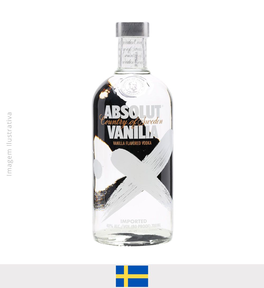 Vodka Absolut Vanilia 750ml - Vodka Absolut Vanilia