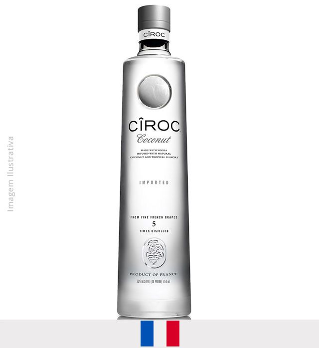 Vodka Cirôc Coconut 750ml - Vodka Cirôc Coconut