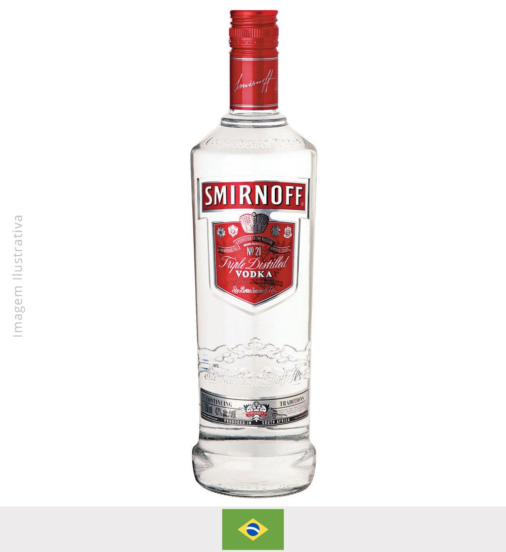 Vodka Smirnoff Red 998ml - Vodka Smirnoff Red