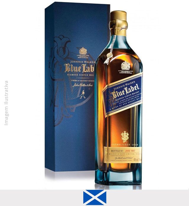 Whisky Johnnie Walker Blue Label 750 ml - Whisky Johnnie Walker Blue Label