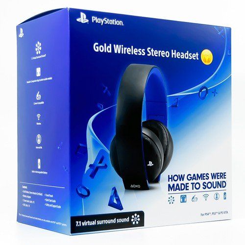 Headset Gold Wireless 7.1 Surroud - PS4