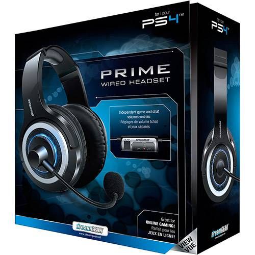 Headset DreamGear Prime Wired com microfone - PS4