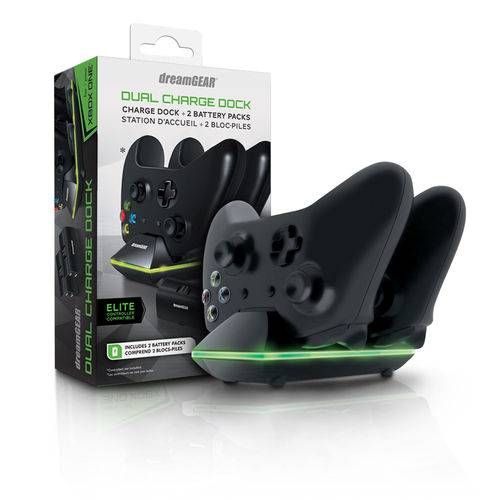Carregador DreamGear Dual Charge Dock 2 baterias - Xbox One