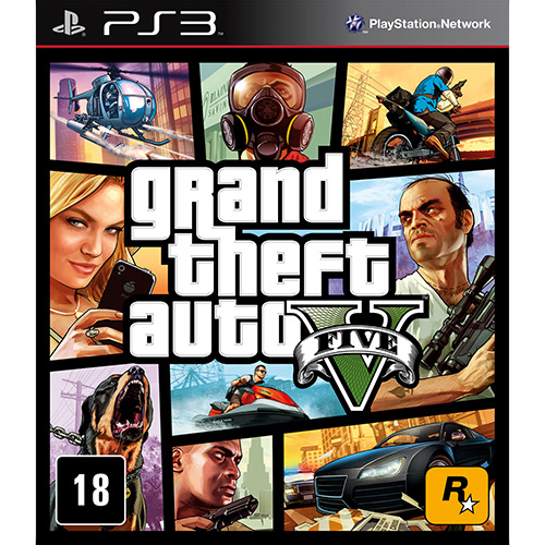 Grand Theft Auto V ( GTA ) - PS3 Semi novo