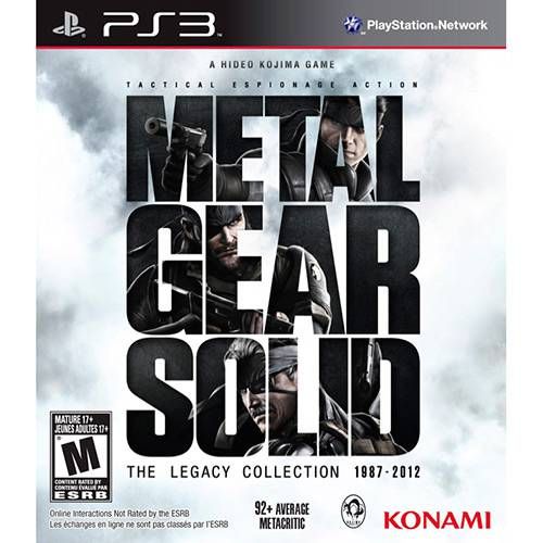 Metal Gear Solid: The Legacy Collection - PS3 Seminovo
