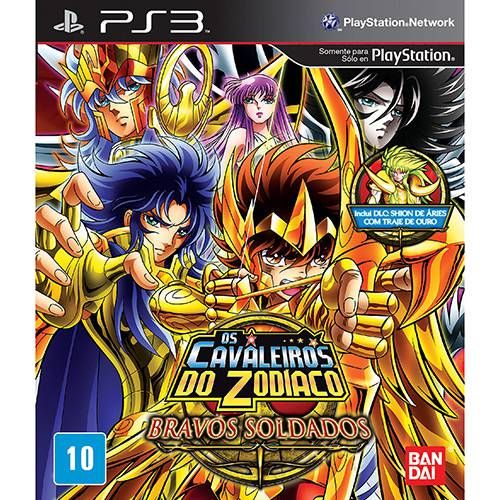 Os Cavaleiros do Zodíaco: Bravos Soldados - PS3 Seminovo