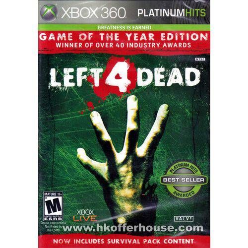 Left 4 Dead Goty Platinum Hits - Xbox 360 Seminovo