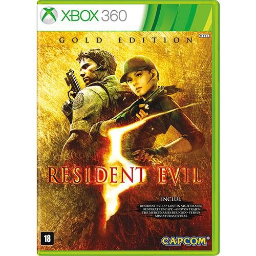 Resident Evil 5: Gold Edition - XBOX 360 Seminovo