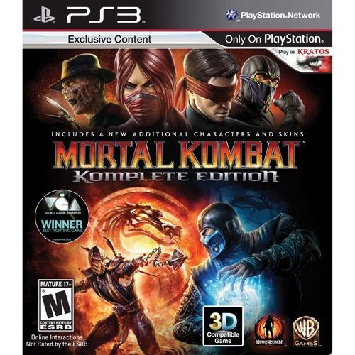 Mortal Kombat Komplete Edition - PS3 Seminovo
