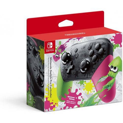 Nintendo Switch Pro Controller (versão Splatoon 2) - Switch