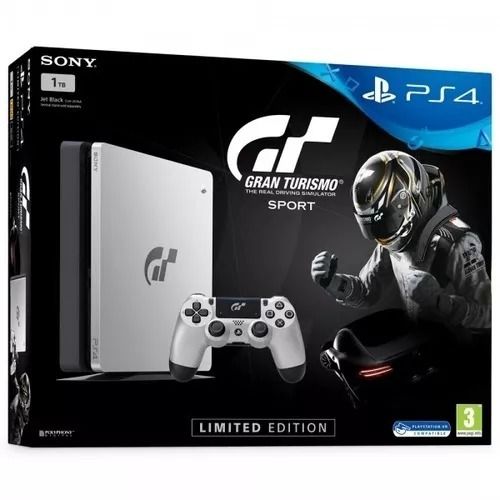 Playstation 4 Slim 1TB GT Sport + Controle Sem Fio
