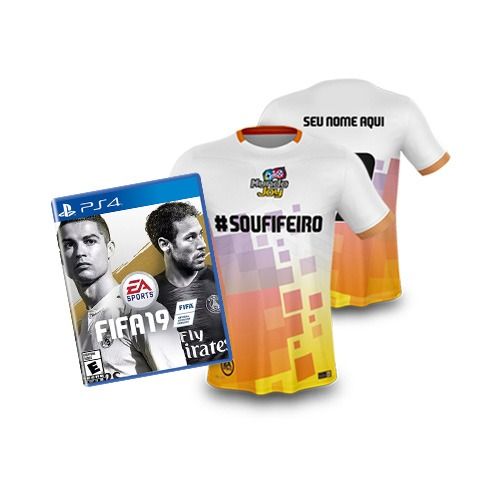 Fifa 19 + Camisa Personalizada - PS4 Pré venda 28/09/2018