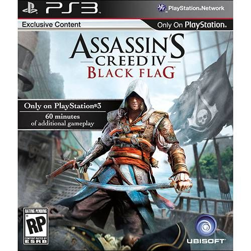 Assassin's Creed Black Flag - PS3 Seminovo
