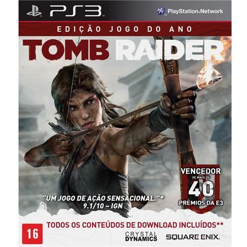 Tomb Raider - Edição Jogo do Ano - PS3 Seminovo