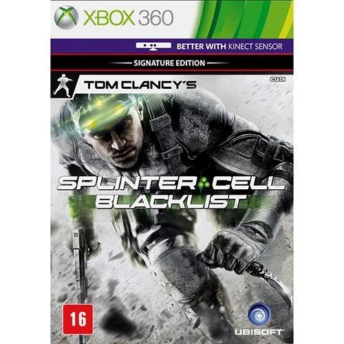 Splinter Cell Blacktist - Xbox 360 Seminovo