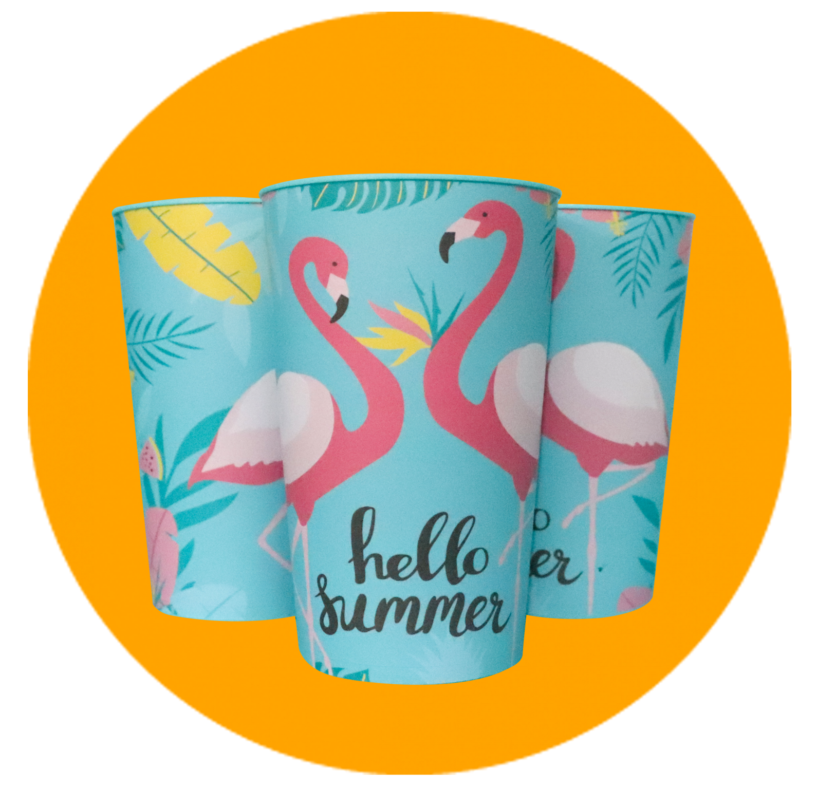 Copo Label 550ml - Hello Summer - Copo personalizado Label 550ml
