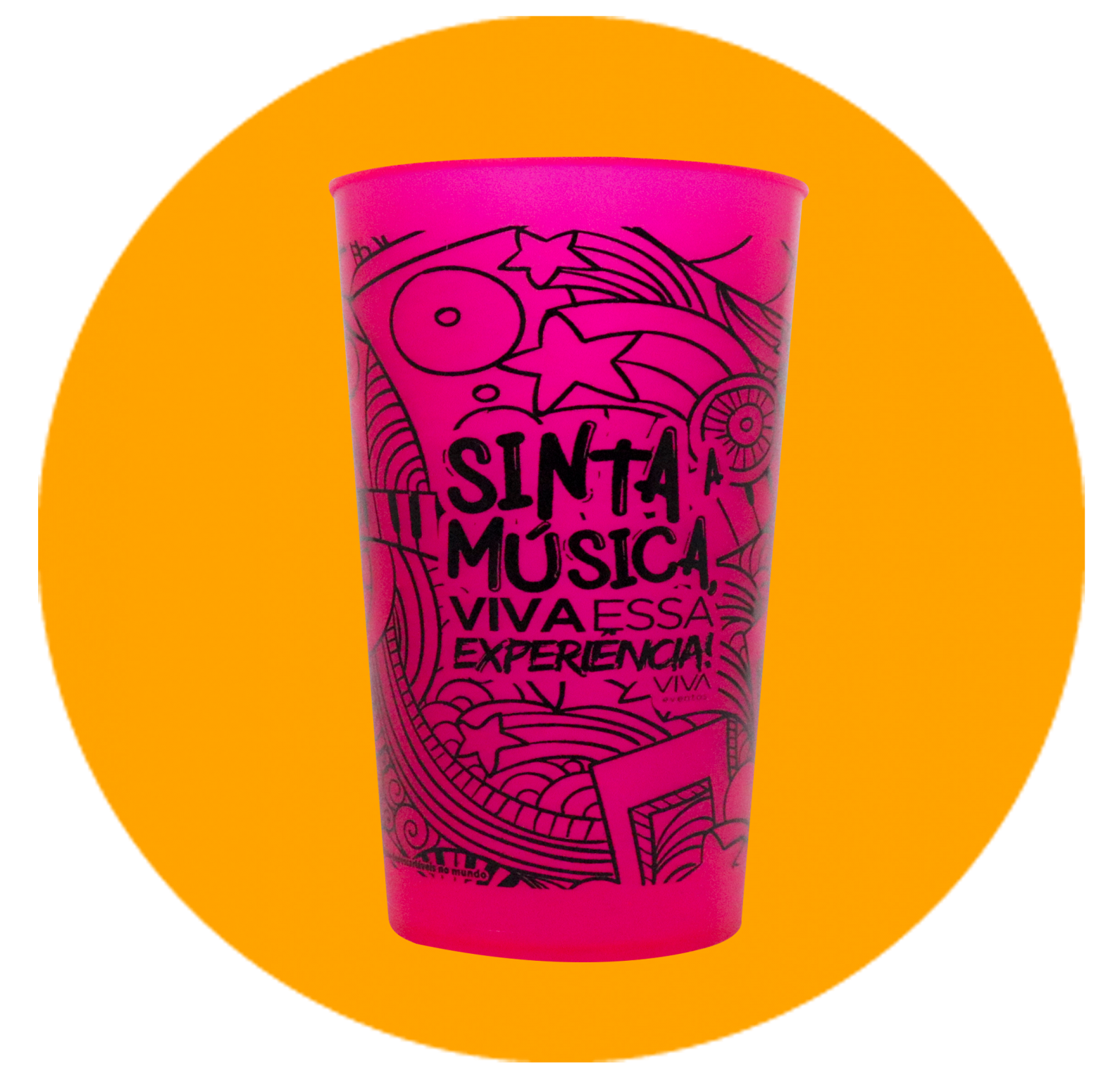 100 Copos Eco 550 ml Personalizados - Copo Eco 500ml