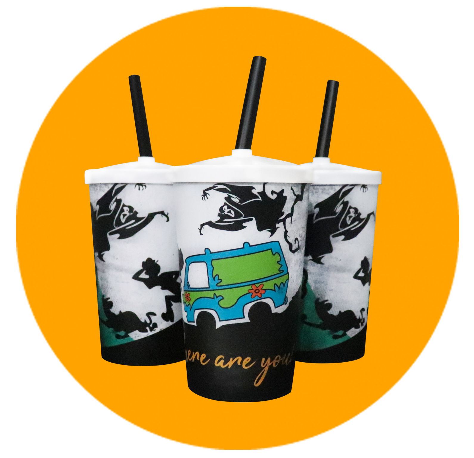 Copo Label 550ml c/tampa e canudo - Where are you! - Copo personalizado Label 550ml c/tampa e canudo