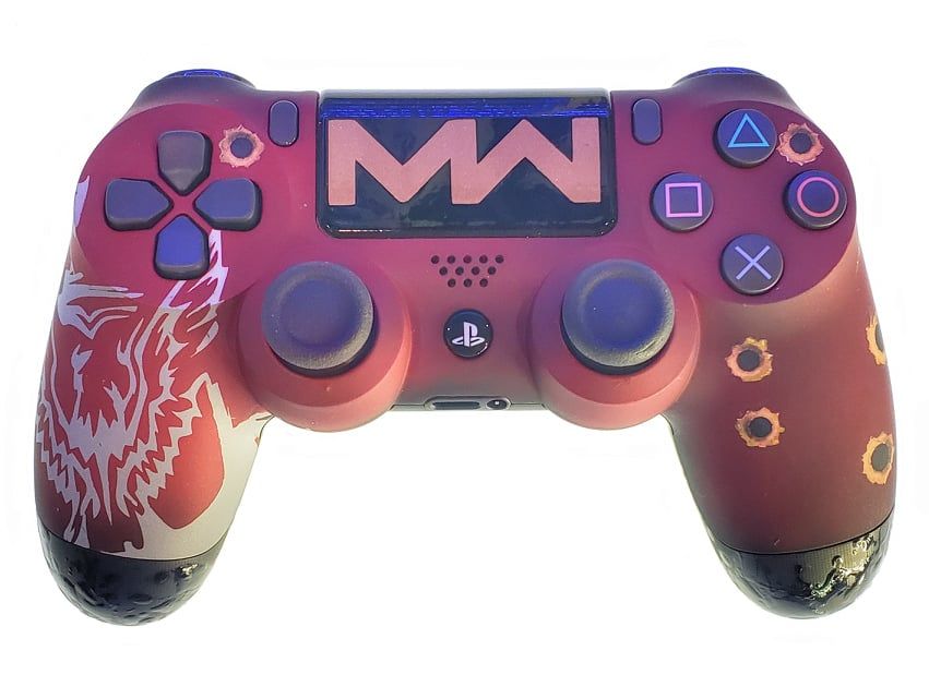 Controle Original Sony COD Modern Warfare Vermelho - Ps4