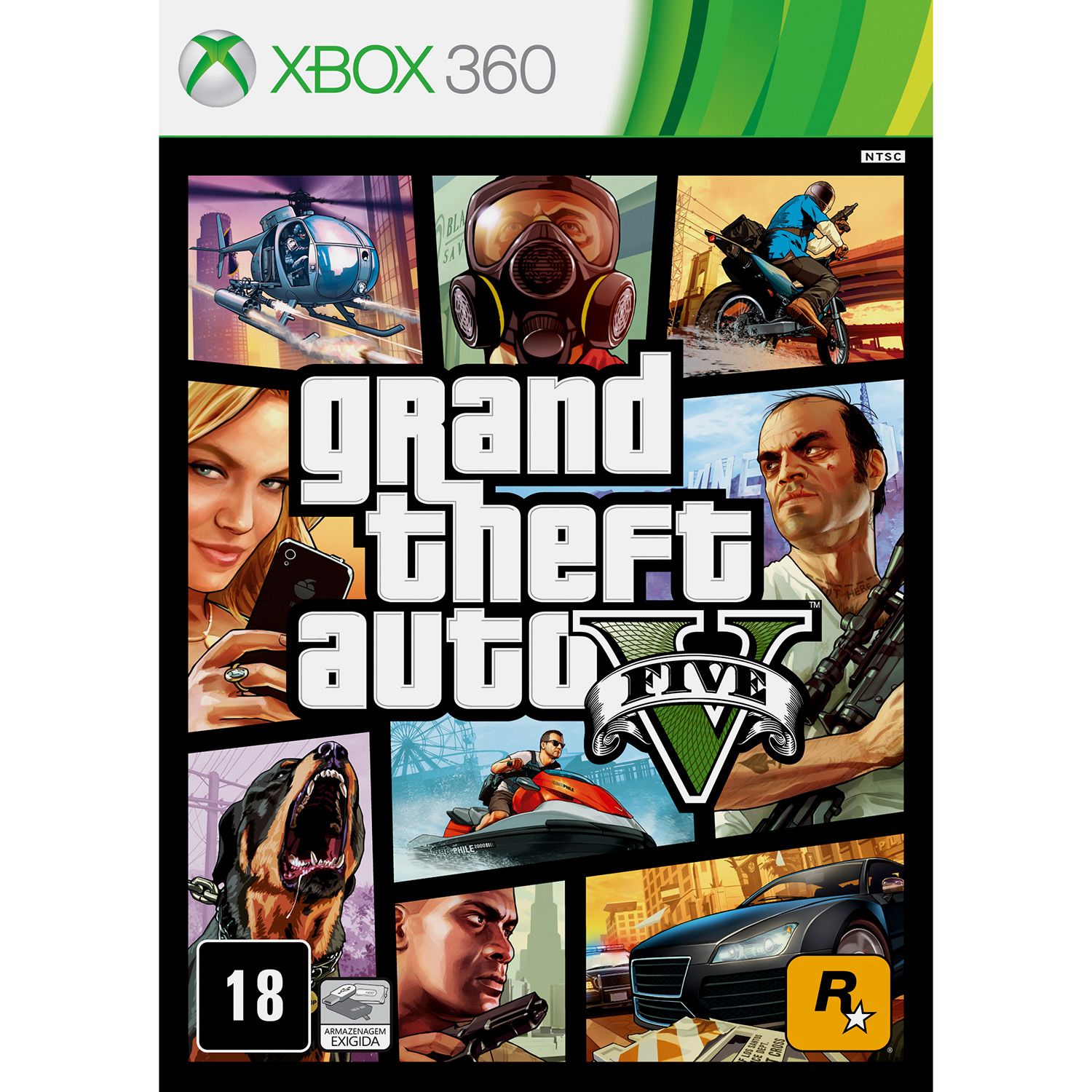 Jogo GTA V - Xbox 360 Mídia Física