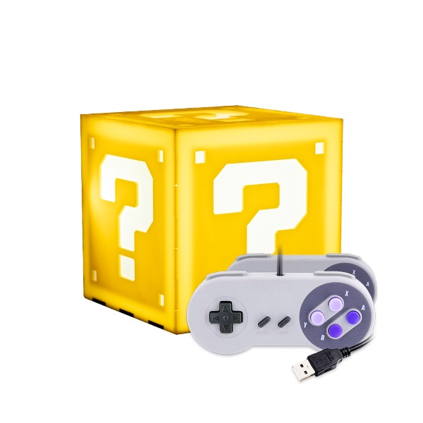 Luminaria com Retro box - 2 Controles Super Classic - 32GB